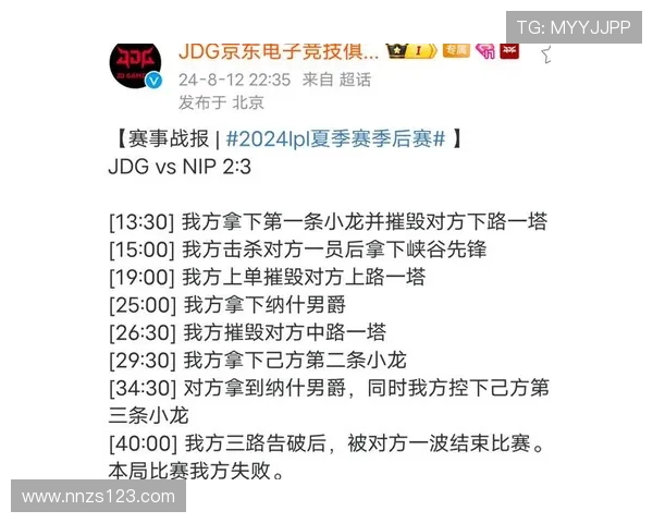 JDG战队中路突破的成功与失败分析及其对比赛的影响 JDG战队中路突破的成功与失败分析及其对比赛的影响